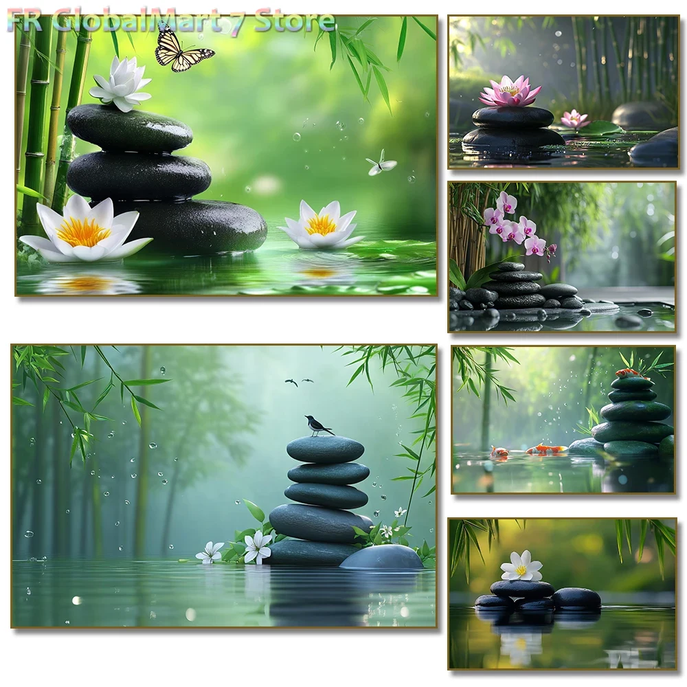 Resin Art Wallpaper - 1 pièce, tableau à motifs de