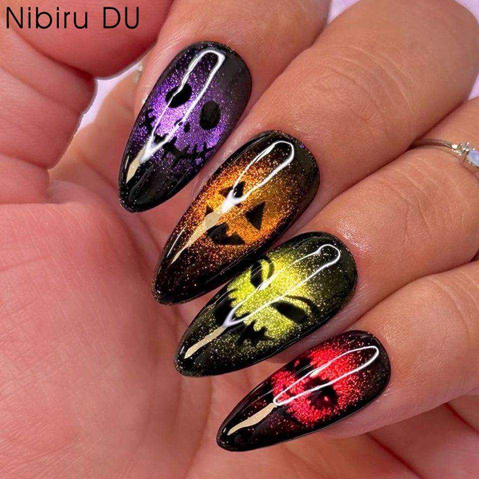 Resin Art Case - 24 pièces 2025 Halloween 3D oeil