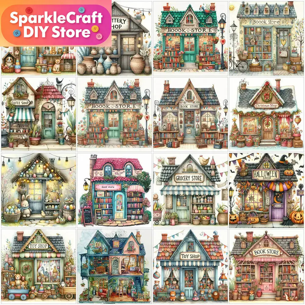 Resin Art Wallpaper - 1 pièce Peinture Diamant 5D sans