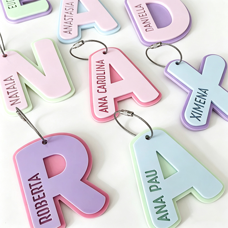 Resin Art Alphabet - Porte-clés personnalisé avec initiale en lettres