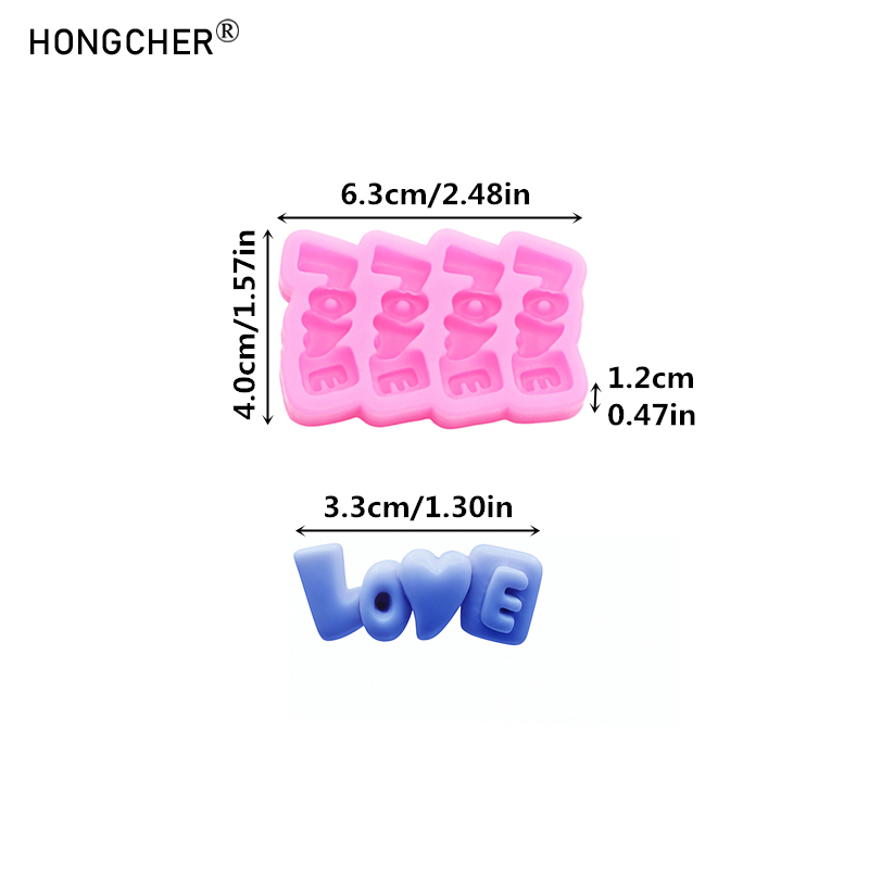 Moule en silicone Lettres LOVE - Resin Art Alphabet avis et prix