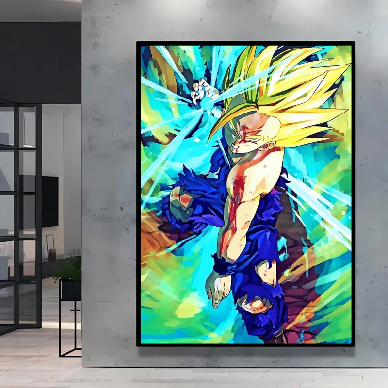 Dragon Ball Gohan, peinture à  - Resin Art Wallpaper avis et prix