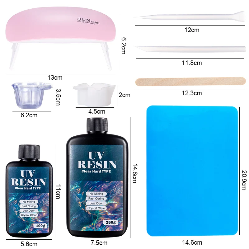 Kit de colle en résine UV dure - Resin Art Equipment avis et prix