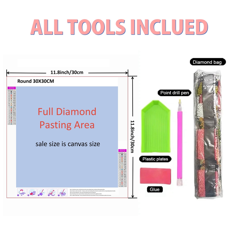 1 pièce Peinture Diamant 5D sa - Resin Art Wallpaper avis et prix