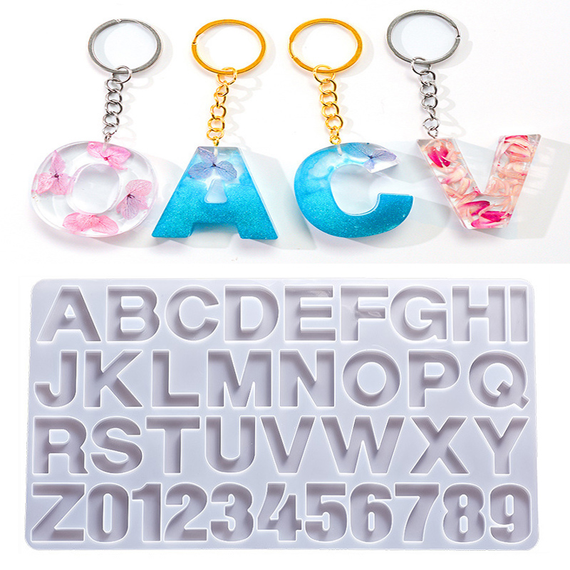 Alphabet résine époxy Silicone - Resin Art Alphabet avis et prix
