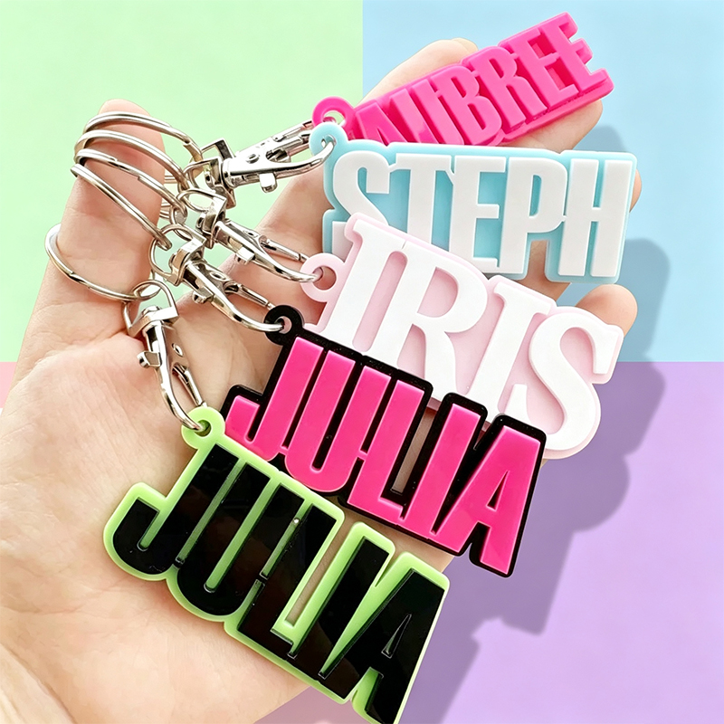 Porte-clés personnalisé en acr - Resin Art Alphabet avis et prix