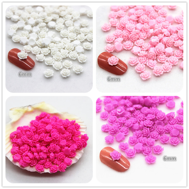 Mini cabochon en résine rose 6 - Resin Art Rose avis et prix