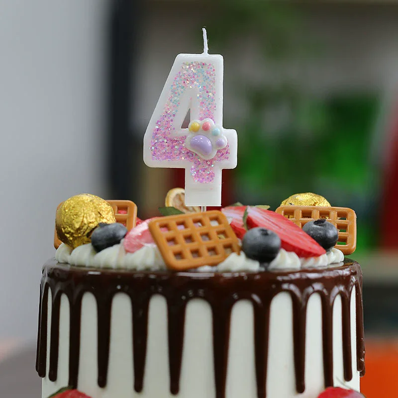 Bougies de gâteau patte de cha - Resin Art Alphabet avis et prix