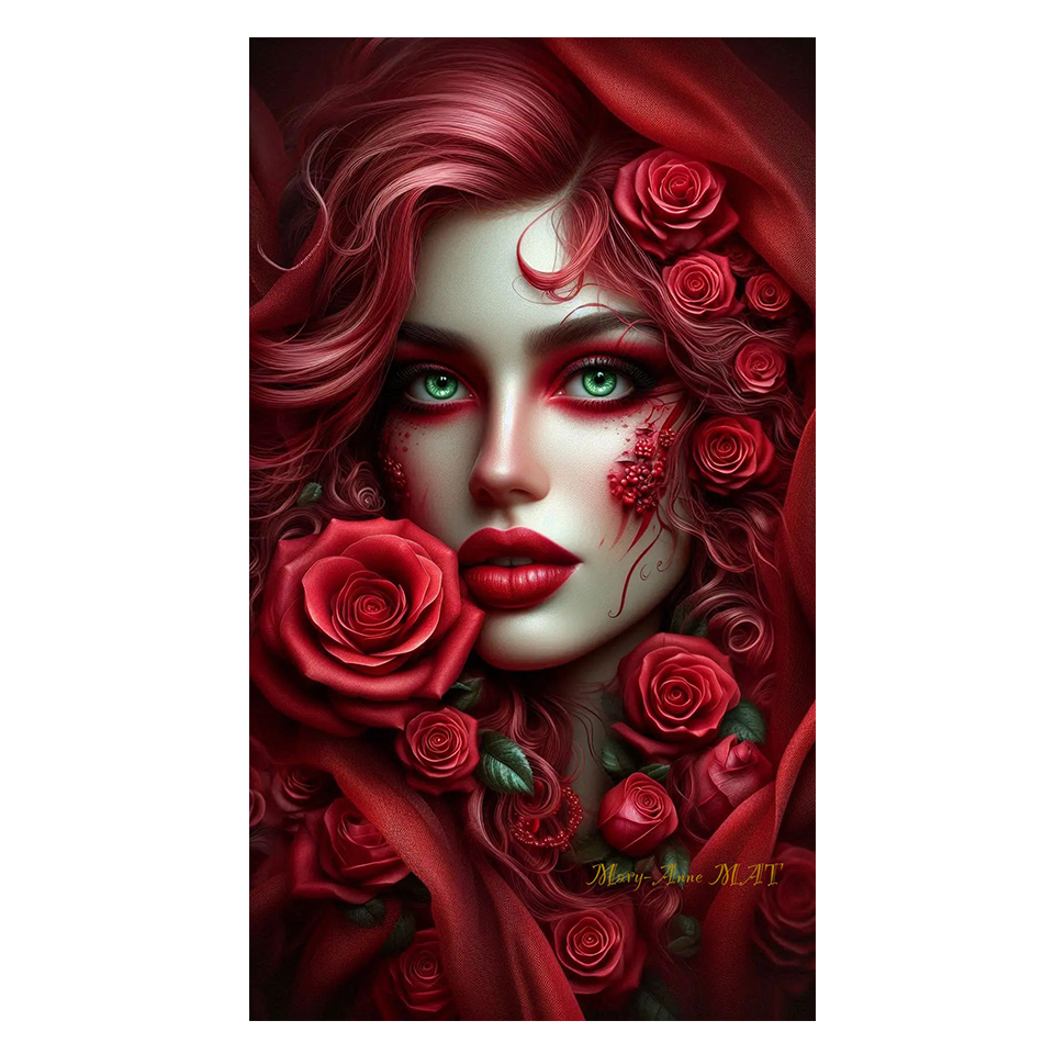 Peinture diamant DIY, motif fe - Resin Art Rose avis et prix