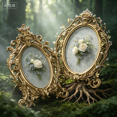 Cadre photo ovale rétro en rés - Resin Art Wedding Gift avis et prix